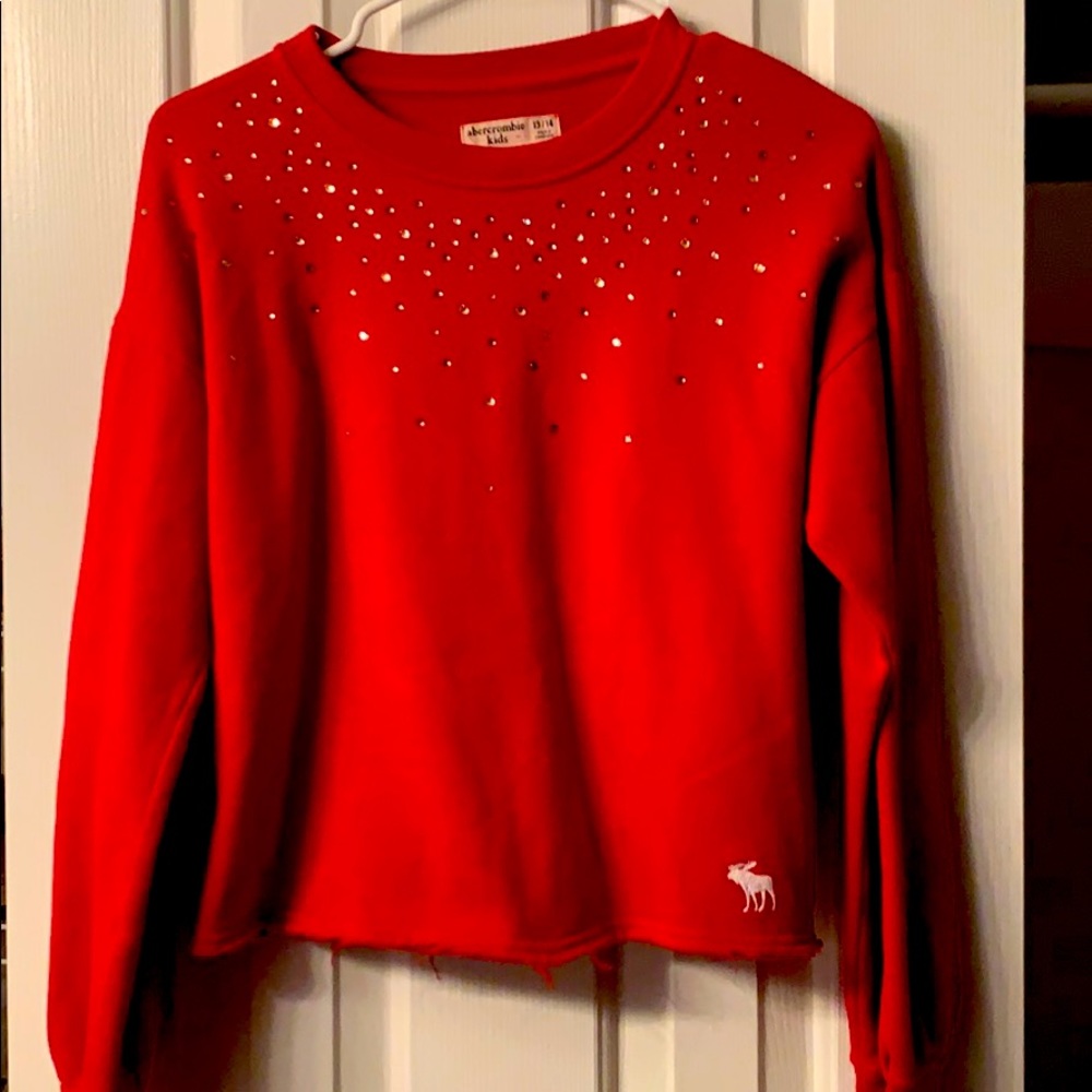 Kids Abercrombie embellished sweatshirt!